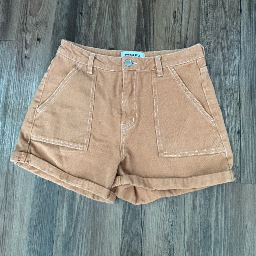 RSQ Women's Tan Cargo Shorts Size 26 100% Cotton